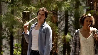 TVD 6x5 - "[I'm in a good mood] because I have a hot date with my girl tonight" | HD