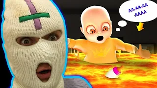 ЗАЧЕМ ОН ОСТАЛСЯ ДОМА ?! ПРИКОЛЫ В ИГРЕ The Baby In Yellow