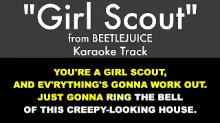 "Girl Scout" from Beetlejuice - Karaoke Track with Lyrics on Screen