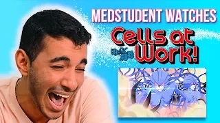 Real Medical Student Reacts to CELLS AT WORK! | Medical Drama Anime Review | Doctor Disney