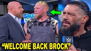 Brock Lesnar Returns to WWE Thanks to Triple H After Vince McMahon Scandal as Roman Reigns is Angry