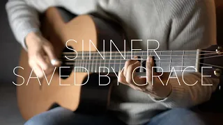 Sinner Saved by Grace - Fingerstyle Guitar Instrumental Cover with Lyrics