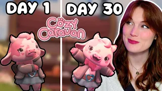 I Played 1-MONTH Of Cozy Caravan [Early Access]