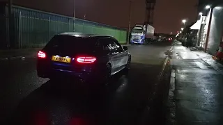 494 Hp Mercedes C43 AMG Wagon Goes stage 2+. Best sounding C43 ?? First launch..