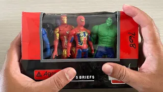 Satisfying With Unboxing Superhero Avengers | ASMR | Spiderman, Captain America, Thanos, Ironman