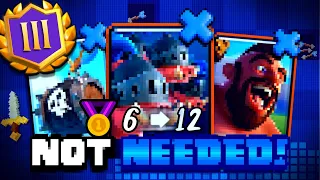 Road to 🥇12 WINS But With NO WIN CON!?⎰S38: Grand Challenge #3 | Clash Royale