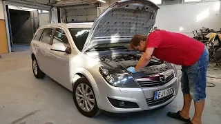Opel Astra H   Быстрый ремонт кондиционера!
