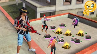 loot prank funny trolling 🤣 | free fire funny clips 336 😂 | Trolling enemies with landmine 😆