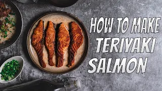 QUICK And EASY Salmon Teriyaki Recipe- How To Make Salmon Teriyaki Recipe Under 10 Mins Step By Step