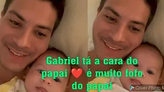 Arthur Aguiar: Gabriel querendo falar papai não aguenta isso não mozinho ❤️#shorts