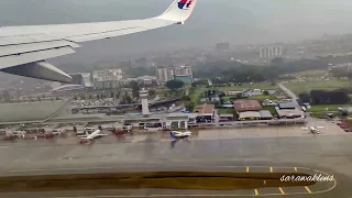 Rainy Day Take-off from Kuching International Airport