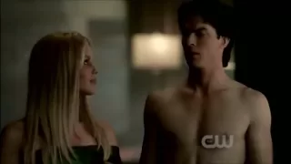 3x15 Damon & Elena / Elena is JEALOUS [The Vampire Diaries] + phonecall scene