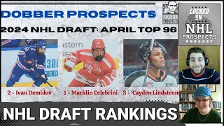 TOP 32 PROSPECTS - 2024 NHL DRAFT | Dobber Prospects April Rankings!