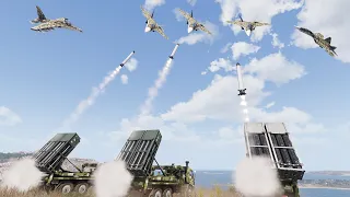 Russian Air Force Attack Ukraine Barrack and Lost So Many Airplanes - Arma 3