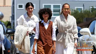 JLo with twins Emme and Max on Mother's Day in Los Angeles