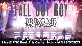 Fall Out Boy & Bring Me The Horizon LIVE @ SOLD OUT PNC Bank Arts Center Holmdel NJ 8/5/2023