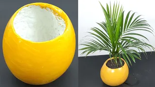 DIY! Orange shape Flower Vase making