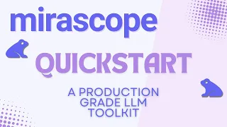 Mirascope Quickstart: a production grade LLM toolkit