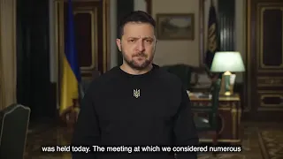 Address by President Volodymyr Zelensky at the end of the 281-st day of the full-scale war