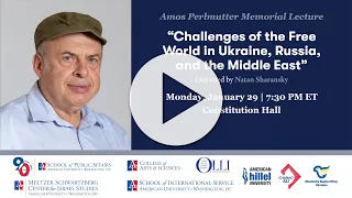 2024 Amos Perlmutter Memorial Lecture