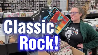 Classic Rock Vinyl Records & a New Tape Machine