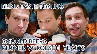 Beer Blind Taste Testing - Smoked Pilsner and Kolsch Yeasts