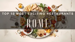 Ultimate Foodie Guide: 10 Best & Exciting Restaurants in Rome 2023 4K