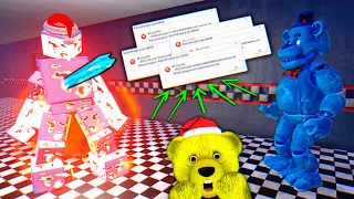 FNAF ПРОТКНУЛ БОССА СКОТТА СОСУЛЬКОЙ он ВЗОРВАЛСЯ и СЛОМАЛ ИГРУ ФНАФ !!!