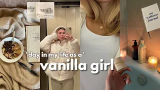 LIVING LIKE A ‘VANILLA GIRL’ FOR A DAY🍦neutrals, aesthetic self care, pinterest & tiktok inspired