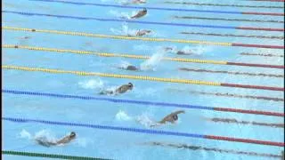 2009 WORLDS NBC M 200 fly SF (Phelps, Matsuda finish above)