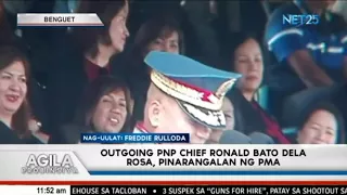 Outgoing PNP Chief Ronald ‘Bato’ dela Rosa, pinarangalan ng PMA