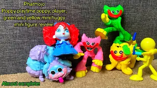 Unboxing 4 more phatmojo poppy playtime series 2 mini figures!!! Player, poppy and more!!!