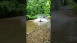 BMW GS 1250 Water Crossing #shorts #offroad #bmw #watercrossing #gs #1200gs #1250