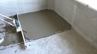 Workers' tricks. Vibrating screed with your own hands. The subtleties of working with a screed.