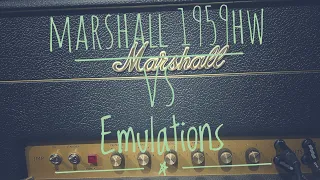 Marshall 1959HW vs Fractal FM-3 vs Line 6 Helix vs IK Amplitube