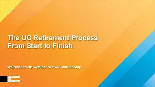 The UC Retirement Process From Start to Finish