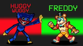 Huggy Wuggy VS Freddy Fazbear in Among Us