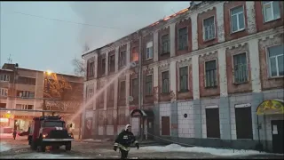 Пожар в Собинке