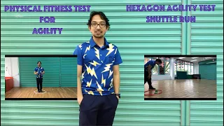 PHYSICAL FITNESS TEST FOR AGILITY | HEXAGON AGILITY TEST | SHUTTLE RUN