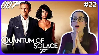 *QUANTUM OF SOLACE* James Bond Movie Reaction FIRST TIME WATCHING 007