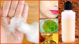 Skin Lightening Homemade Aloe Vera & Honey Foaming Face Wash