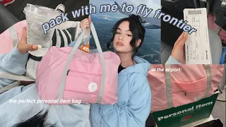 pack with me for vacation!! ✈️ *the perfect personal item bag for frontier, spirit, etc* FLY CHEAP