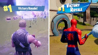 Evolution of Fortnite Battle Royale - Victory Royale Gameplay (Season 1 to Season 19)