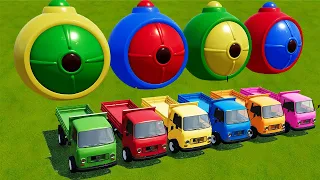 TRANSPORT OF COLORS ! OLIVE TRANSPORTING WITH COLORED MINI TRUCKS ! TRIPLE LOADER TRUCKS! FS22