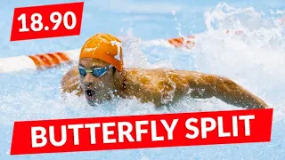 Fastest Butterfly in History JORDAN CROOKS (18.90 Fly Split) SECs Full Race