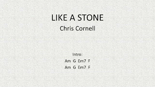 Like a stone by Chris Cornell of Audioslave - Easy Chords and Lyrics