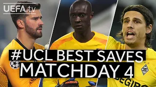 ALISSON, GOMIS, SOMMER: #UCL BEST SAVES, Matchday 4