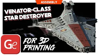 Venator-class Star Destroyer 3D Printing Model | Assembly by Gambody