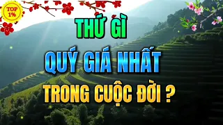 Thứ gì quý giá nhất trong cuộc đời ? Câu trả lời khiến BẠN KHỎI ĐI ĐƯỜNG VÒNG