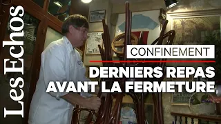 « J'ai vu des larmes dans les yeux des restaurateurs » : les dernières heures avant le confinement